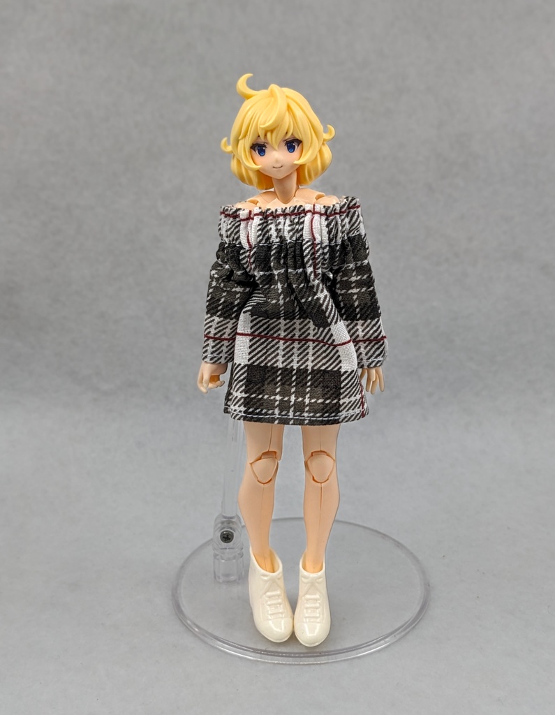 メガミデバイス推奨 オフショルダーワンピース+コルセットベルト