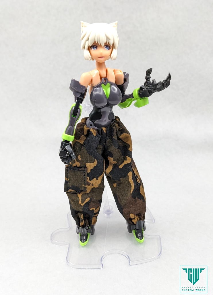 メガミデバイス推奨 カモフラージュ柄ゴムパンツ(2色)