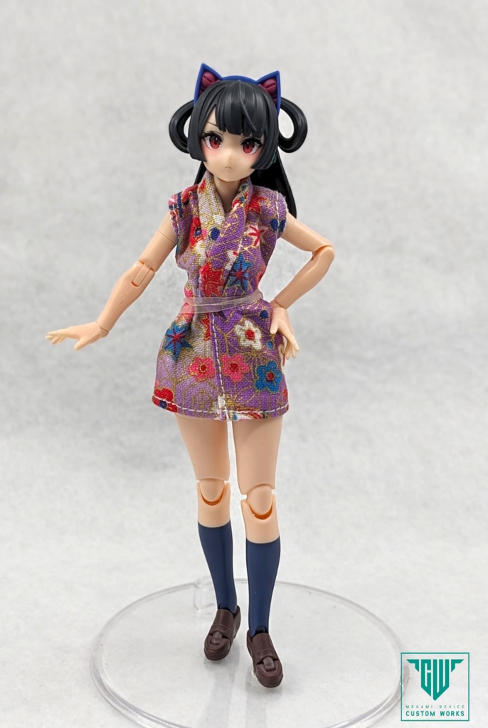 メガミデバイス推奨 着物風ミニワンピース セパレート袖 袴風スカート