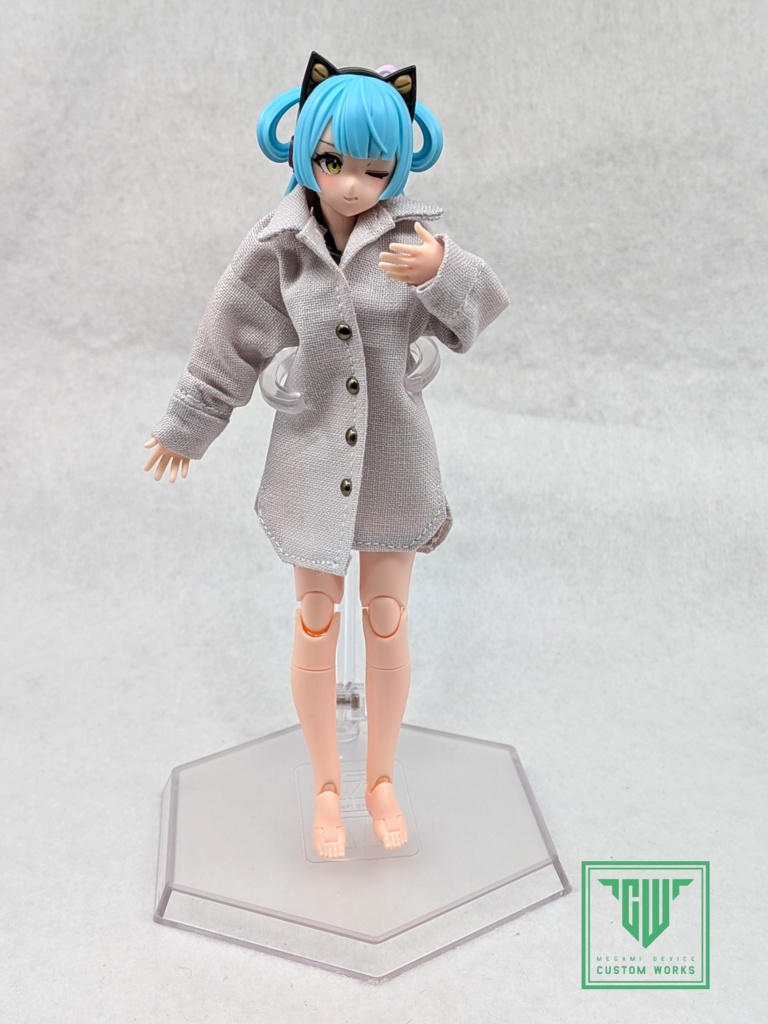 メガミデバイス推奨 オーバーサイズシャツ(彼シャツ)