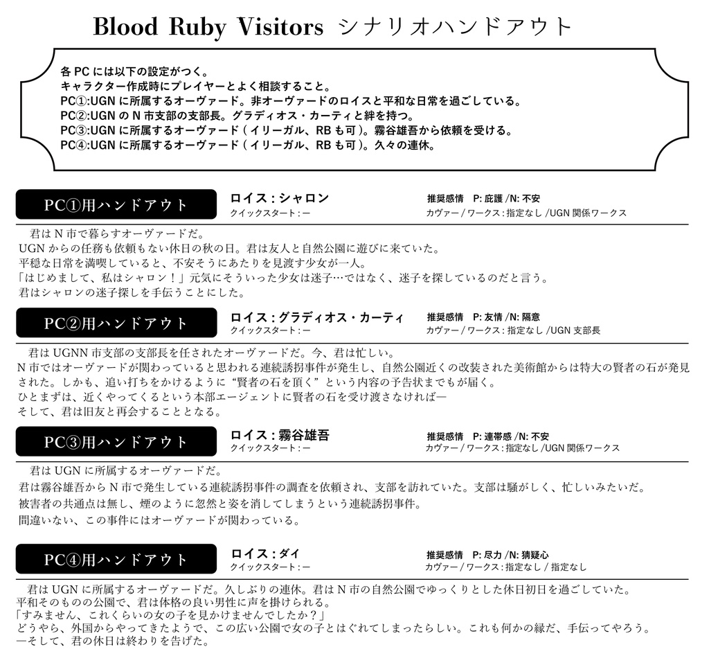 【書籍版】ダブルクロスthe 3rd edition非公式同人シナリオ集「レッドペイン」