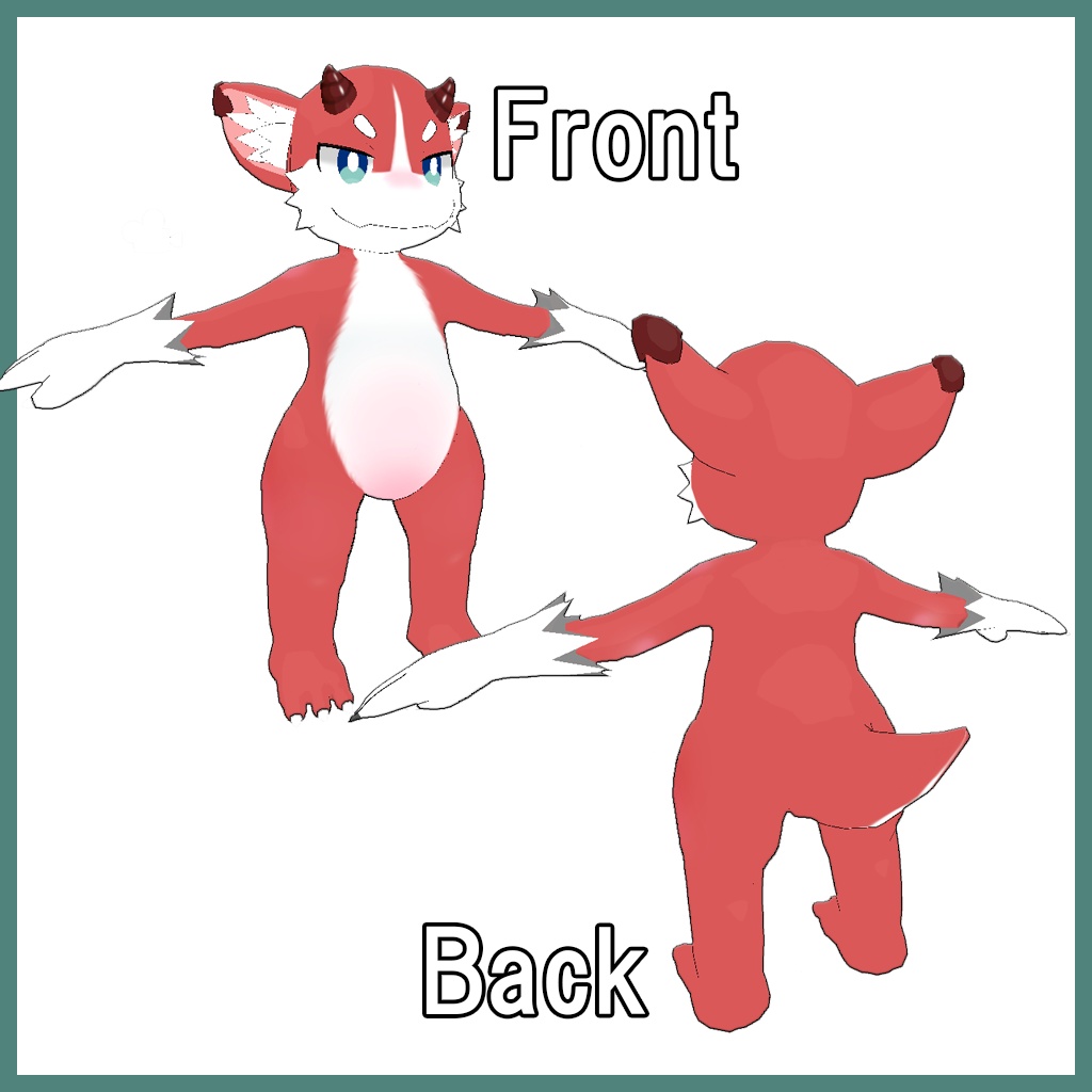 オリジナル3Dモデル【Gum -ガム-】