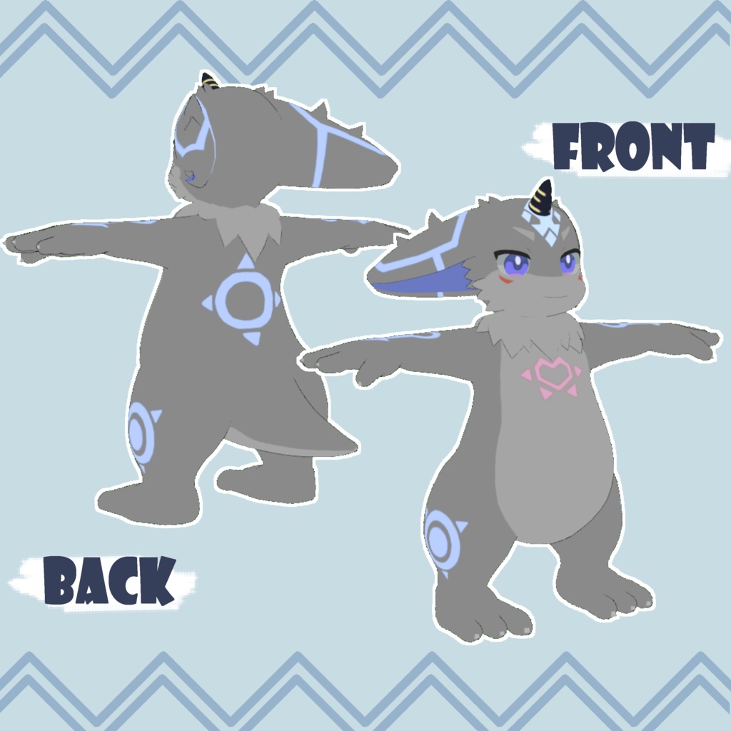 オリジナル3Dモデル【オリジナル3Dモデル【Atos -アトス-】