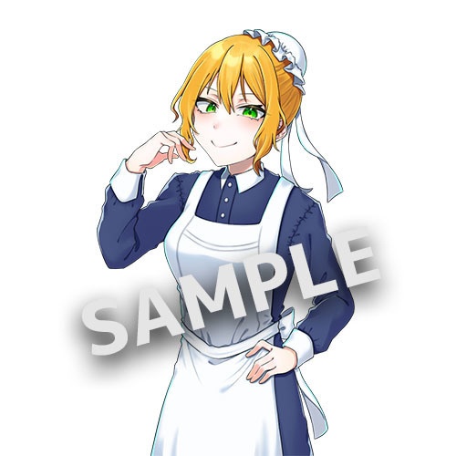 【TRPGやノベルゲーム向け】汎用メイド立ち絵3人セット!