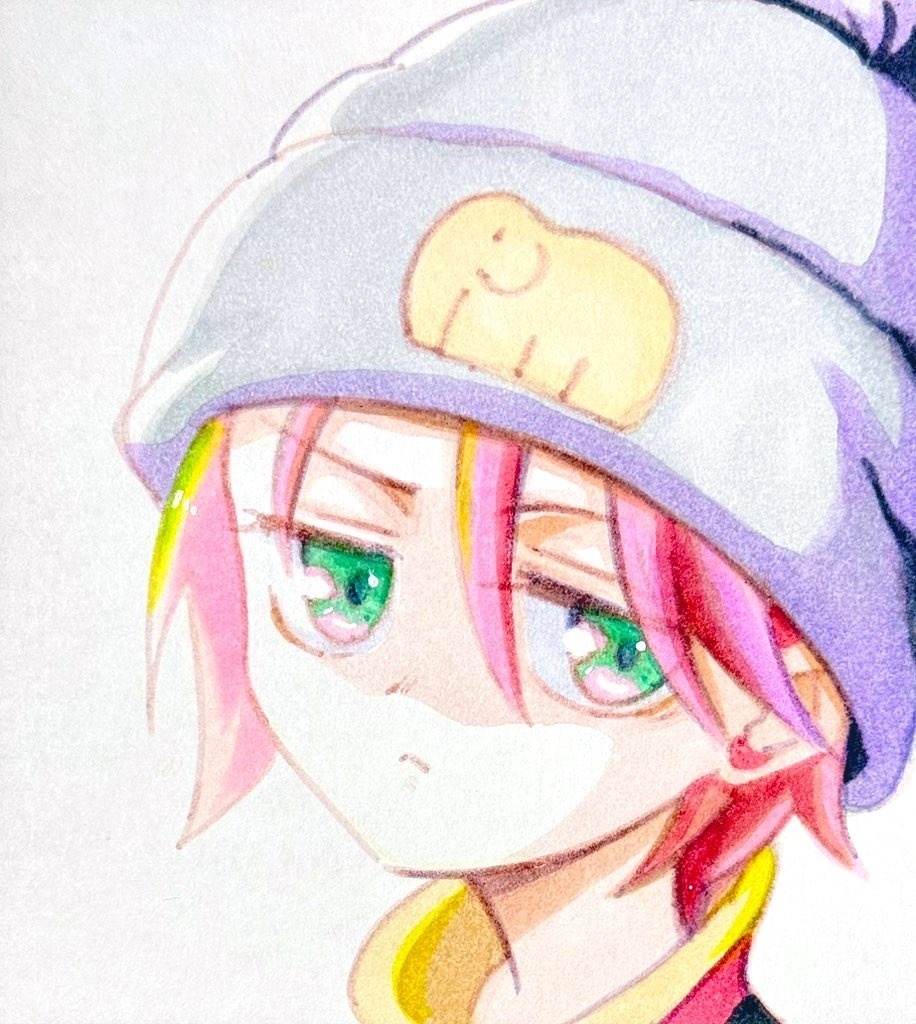 直筆色紙 マチュ