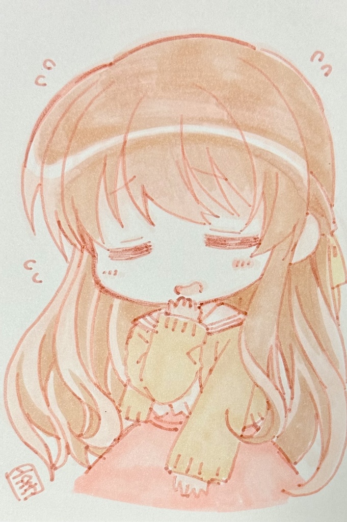 直筆ポスカ　長森