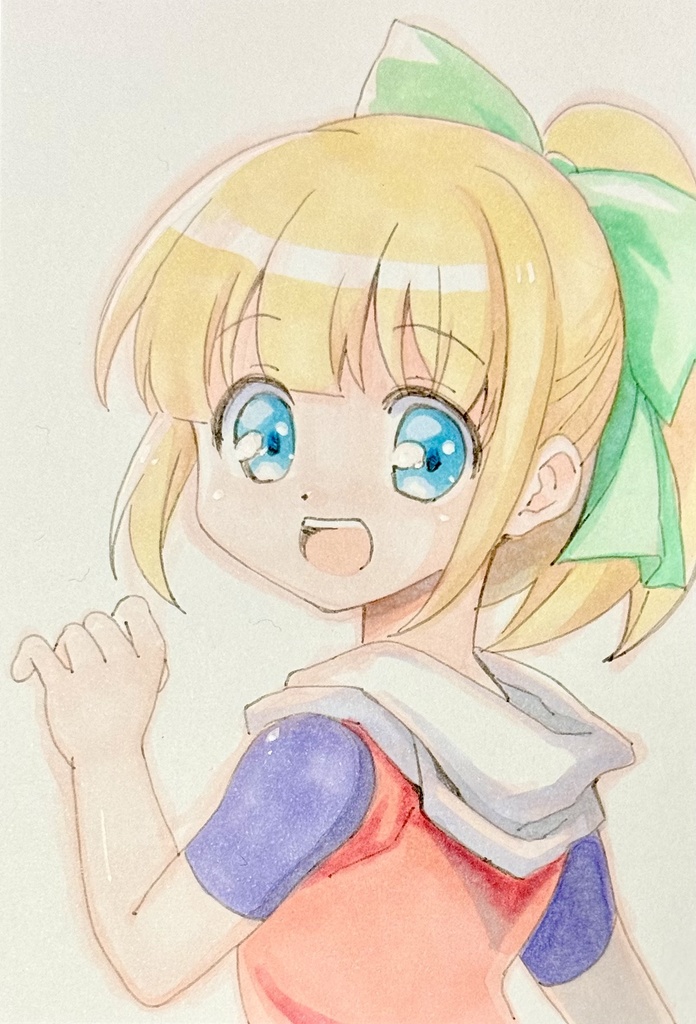 直筆ポスカ　ロールちゃん