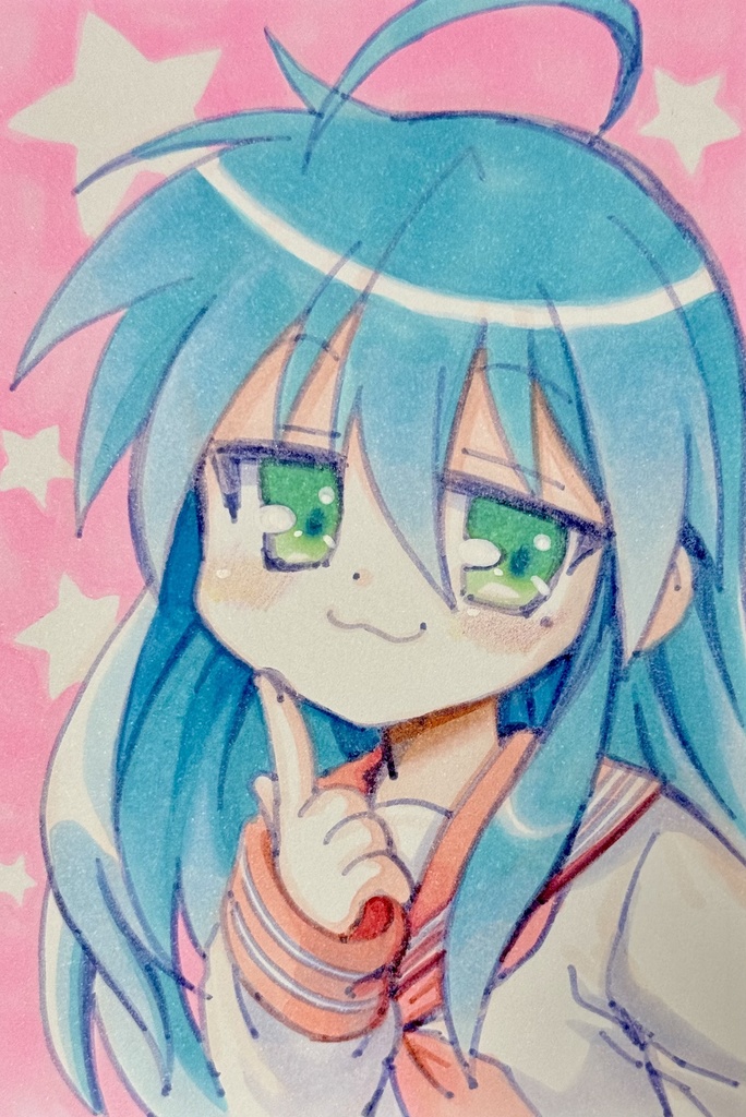 直筆ポスカ泉こなた