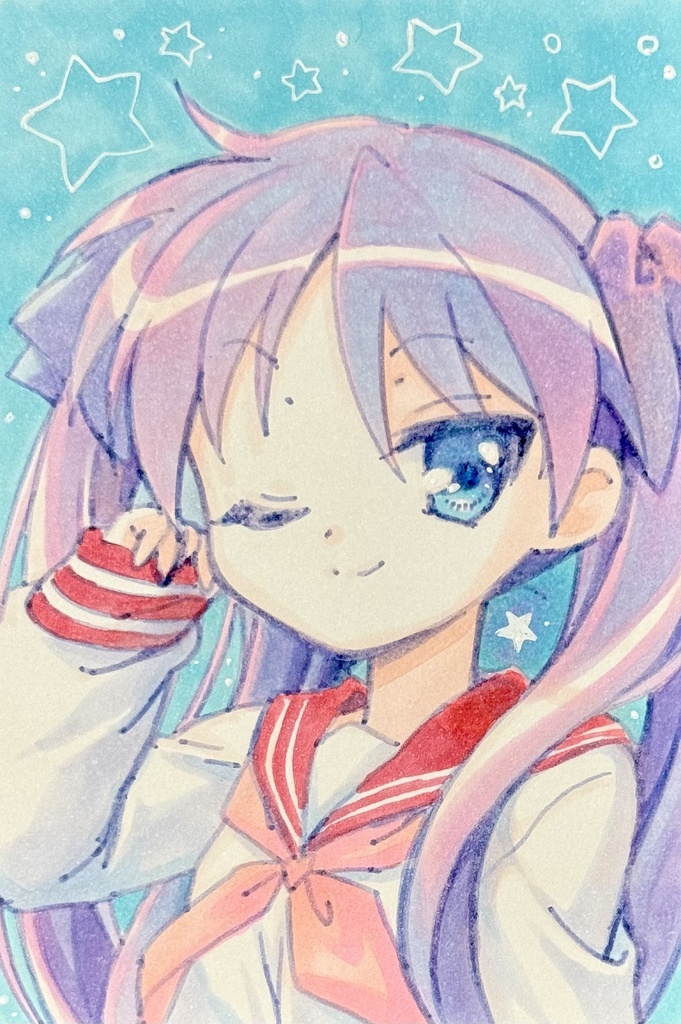 直筆ポスカ柊かがみ