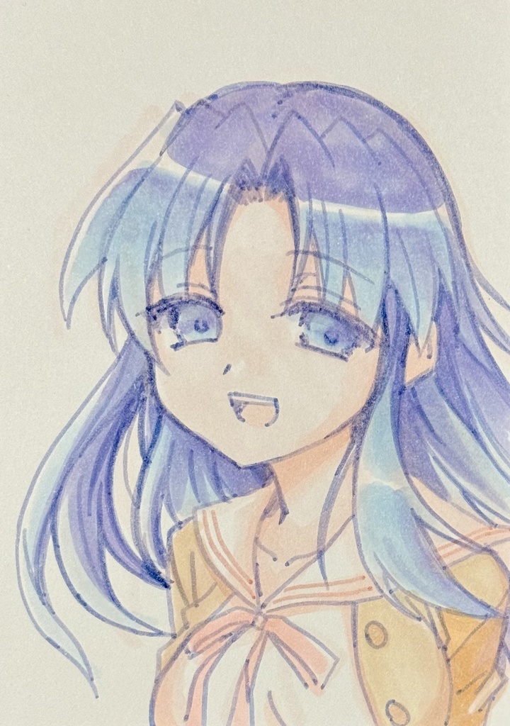 直筆ポスカみさき先輩