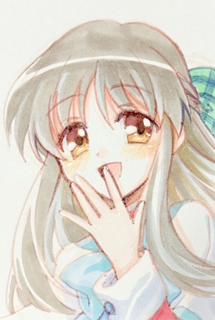 直筆原画　佐祐理さん