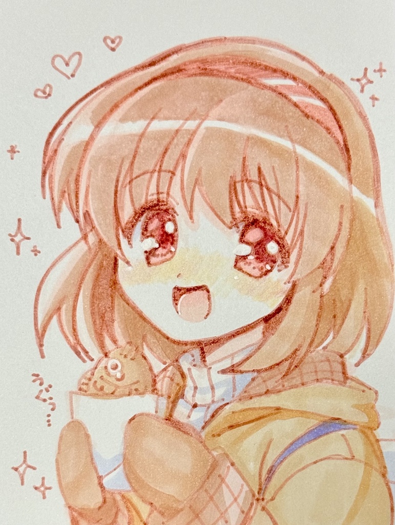 直筆原画　あゆ2枚セット