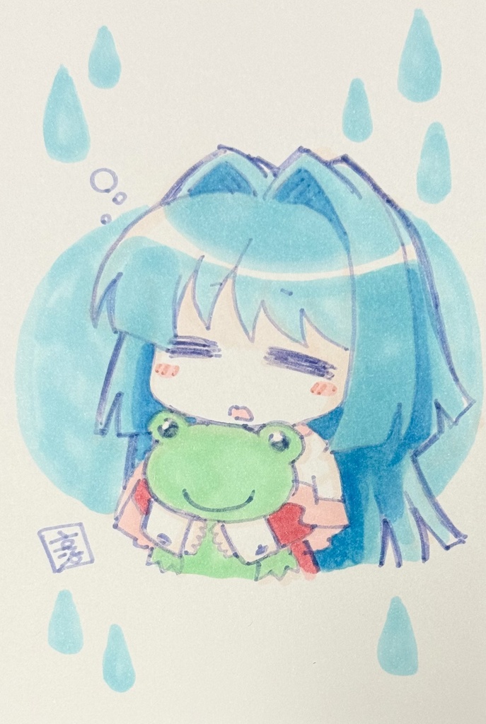 直筆原画名雪3点セット