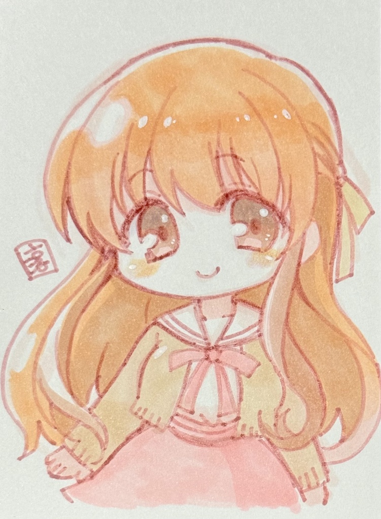 直筆ポスカ　長森