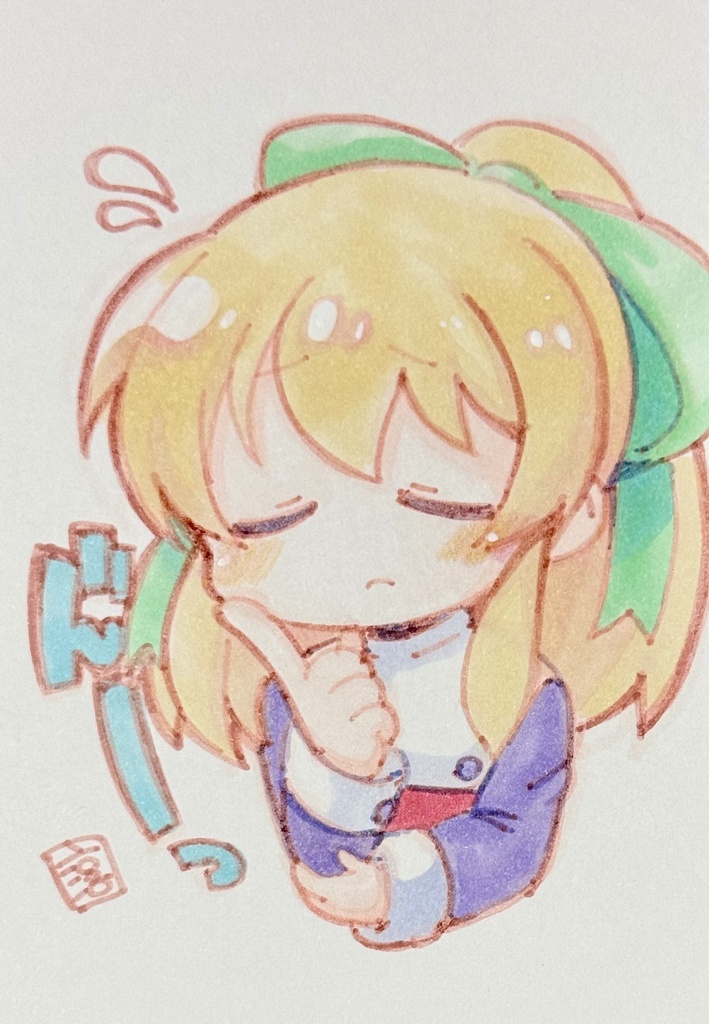 直筆ポスカ　ロールちゃん