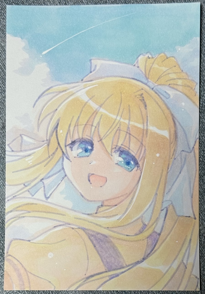直筆ポスカ　観鈴
