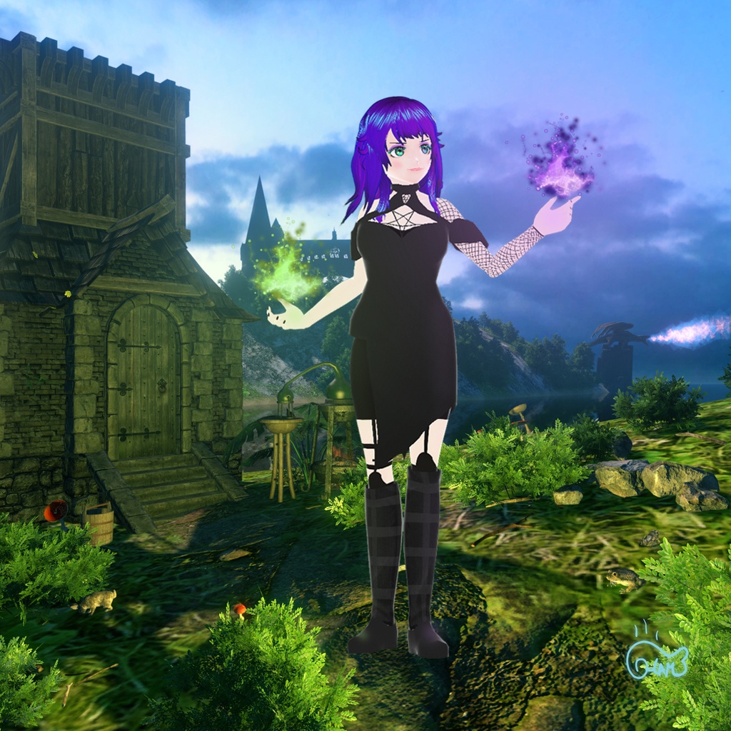 [Vroid] Gothic idol