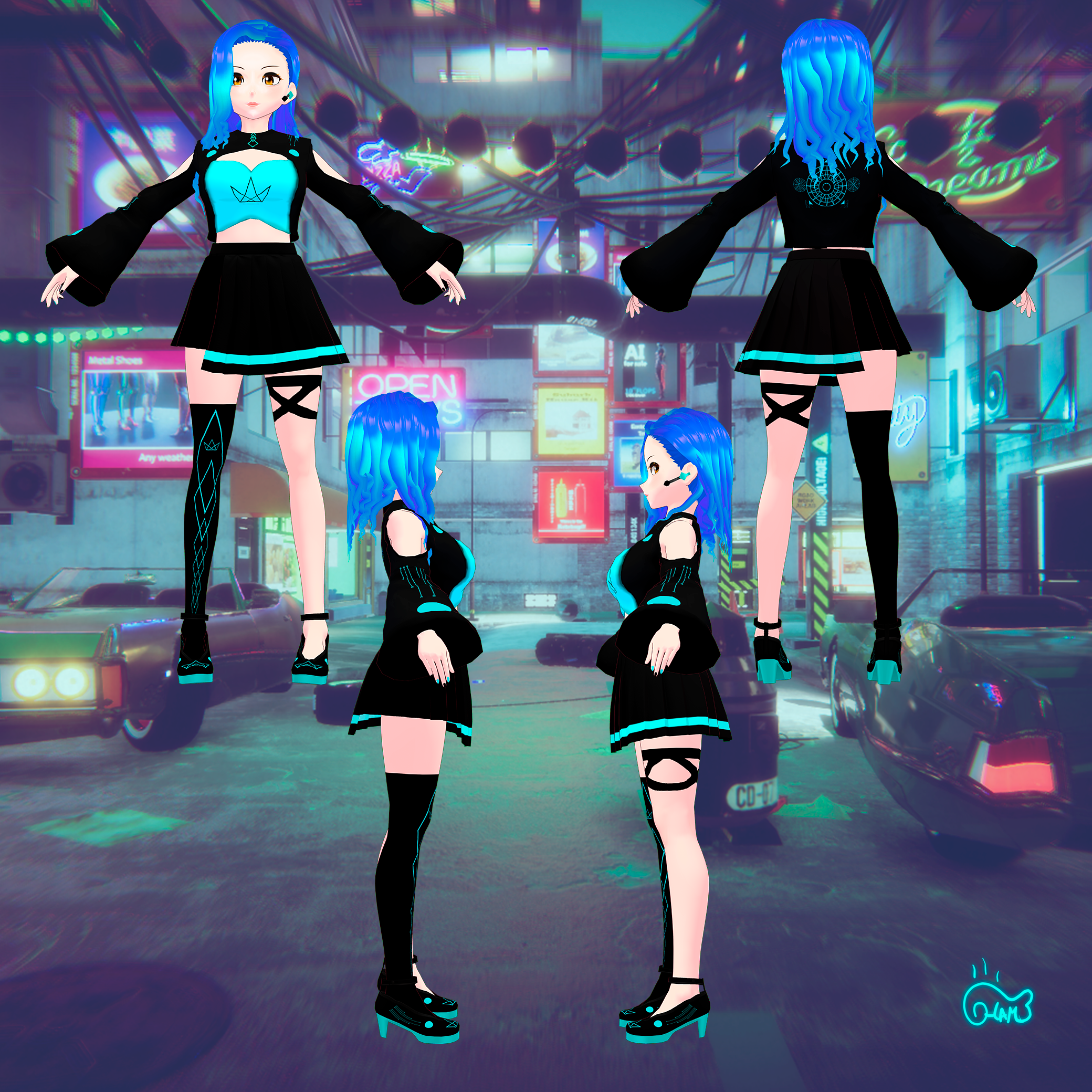 [Vroid] Rose - Ham Hams Outfits Shop - BOOTH
