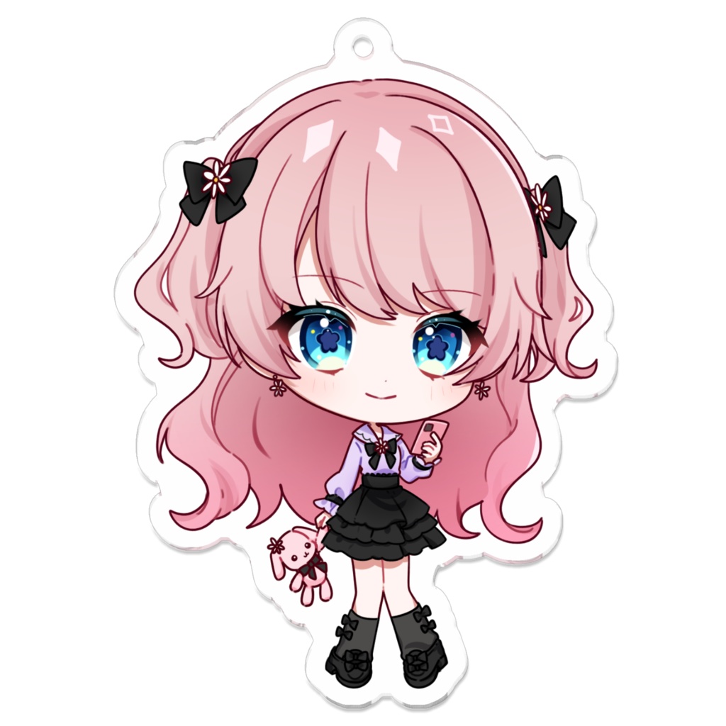 【2025年3月】アクリルキーホルダー（地雷系雨宮ちゃん）