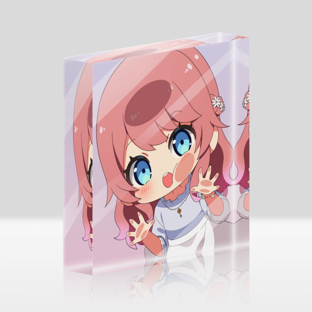 雨宮ちゃんのかわいいアクリルブロック