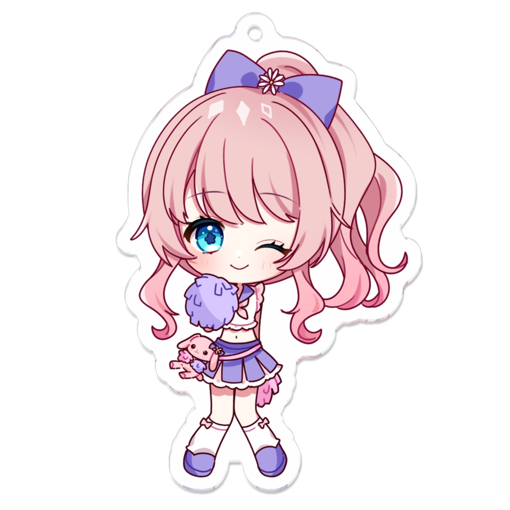 【2025年5月】アクリルキーホルダー（チアガール雨宮ちゃん）