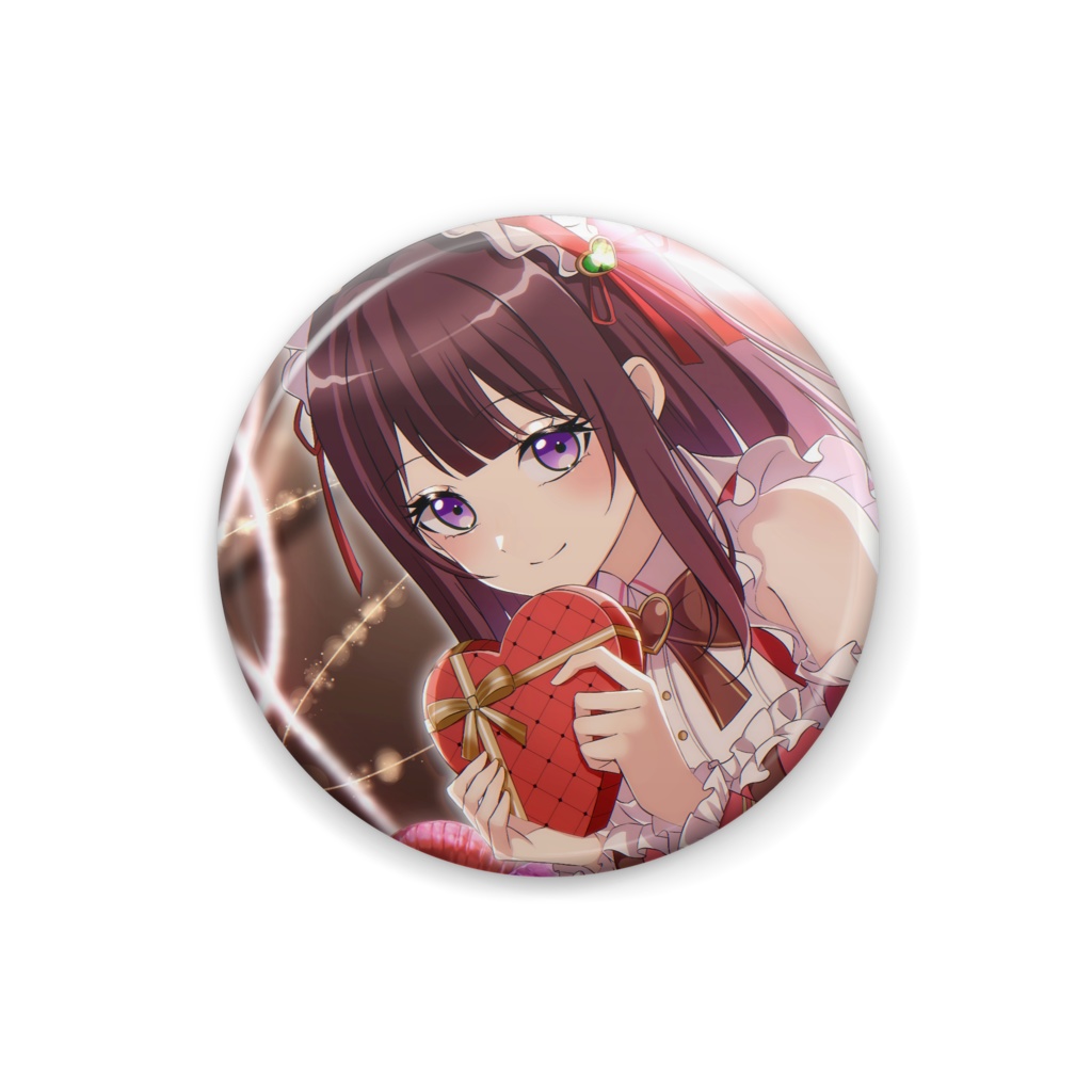 うたぼっと バレンタイン2026限定缶バッジ 25mm×25mm
