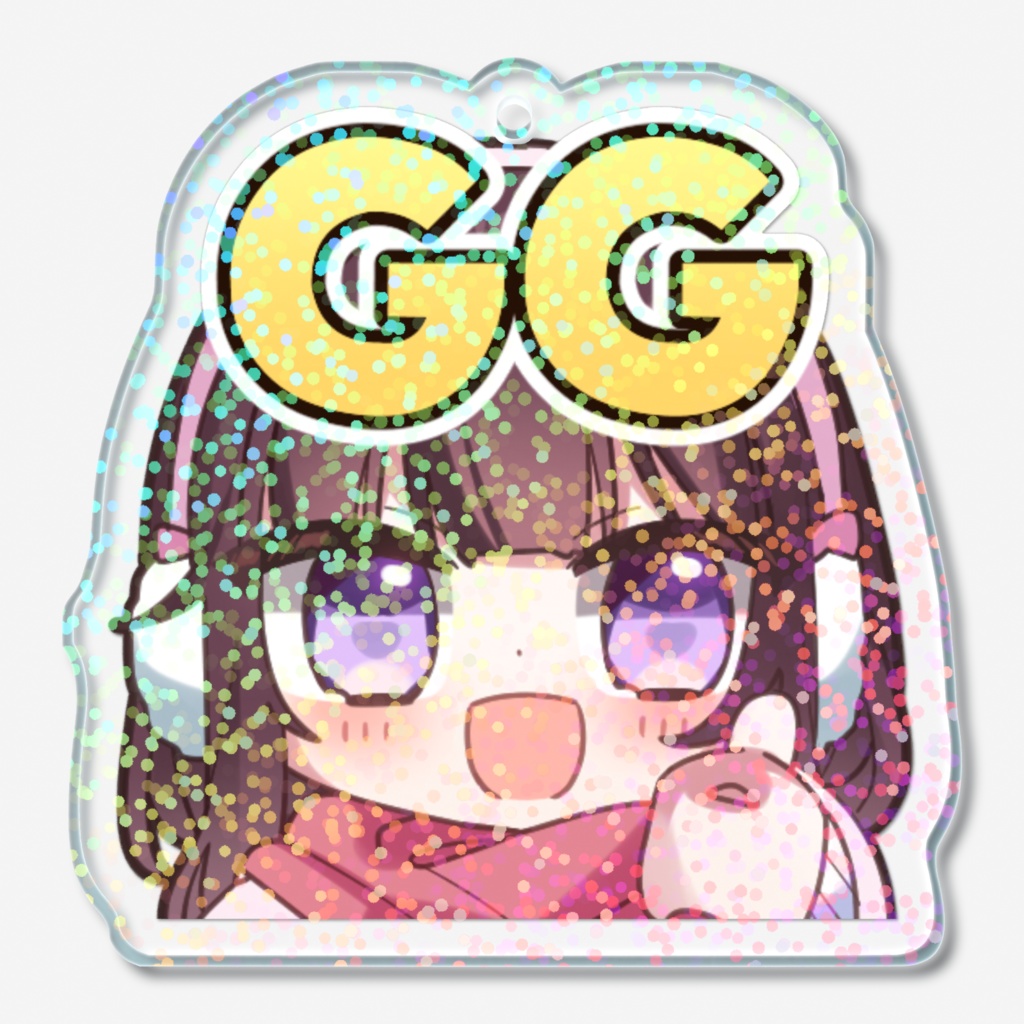 うたぼっとちゃん GGホログラムアクリルキーホルダー 全3種類 50mm×50mm