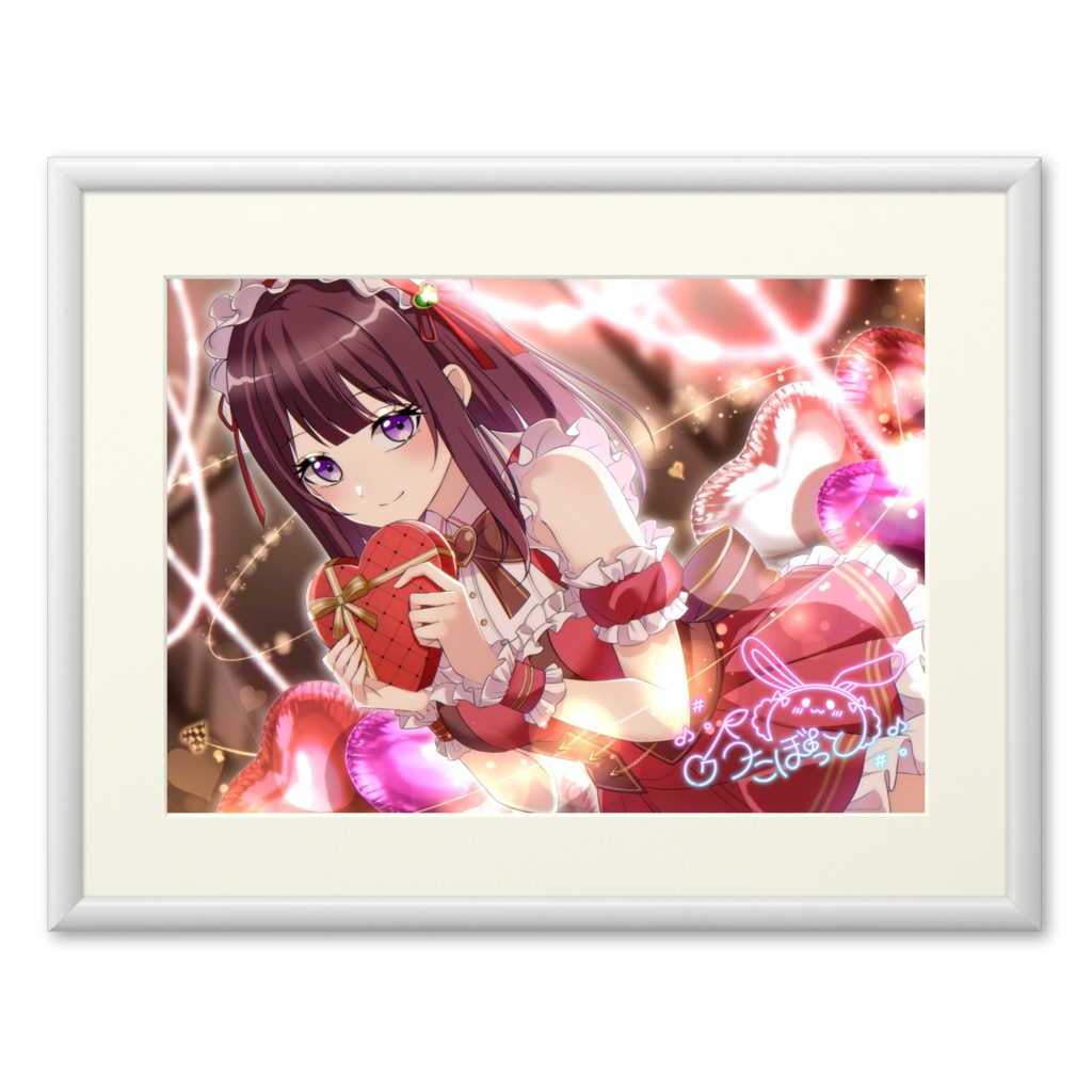 うたぼっと サイン入り複製原画 バレンタイン2026 全3サイズ(A4,A2,A3)