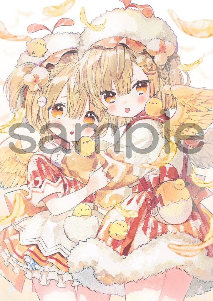 【予約商品☆BOOTH特典ぬいぐるみ】鳥は願った。 茶々ごま画集