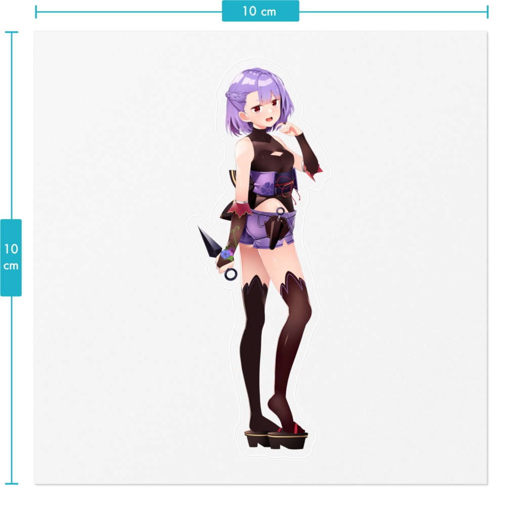 忍ばないステッカー4種