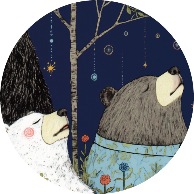 あるくま展缶バッチ