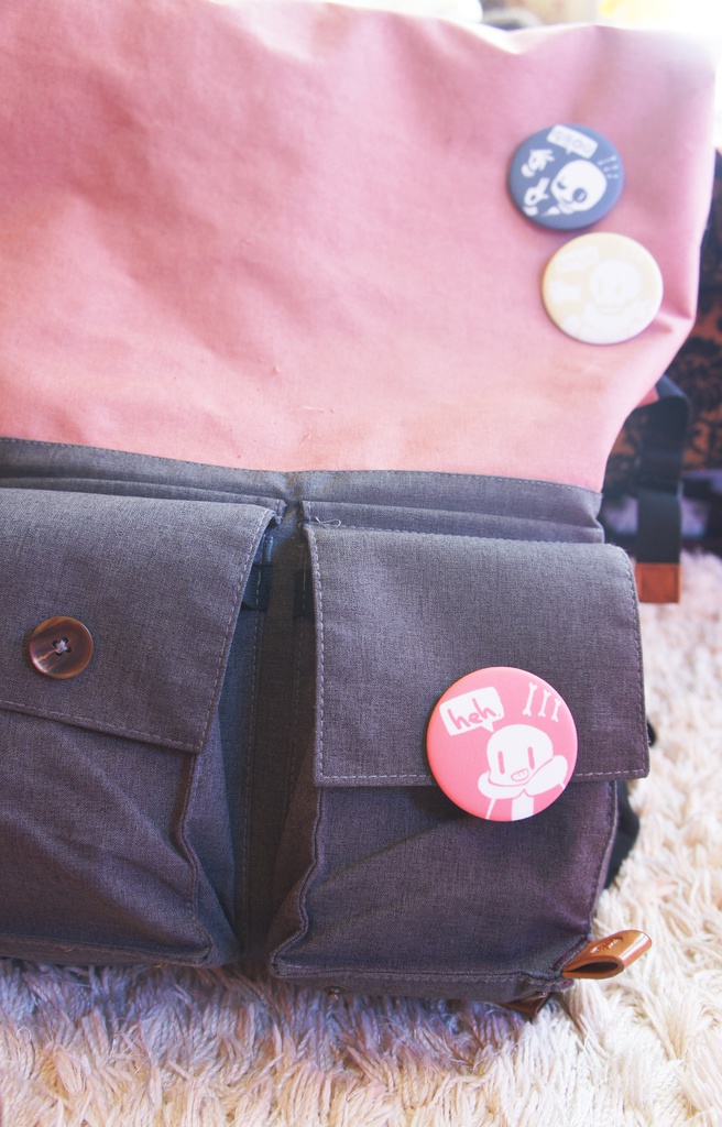 undertale布製バッチ三種セット(Gaster,sans,papyrus)