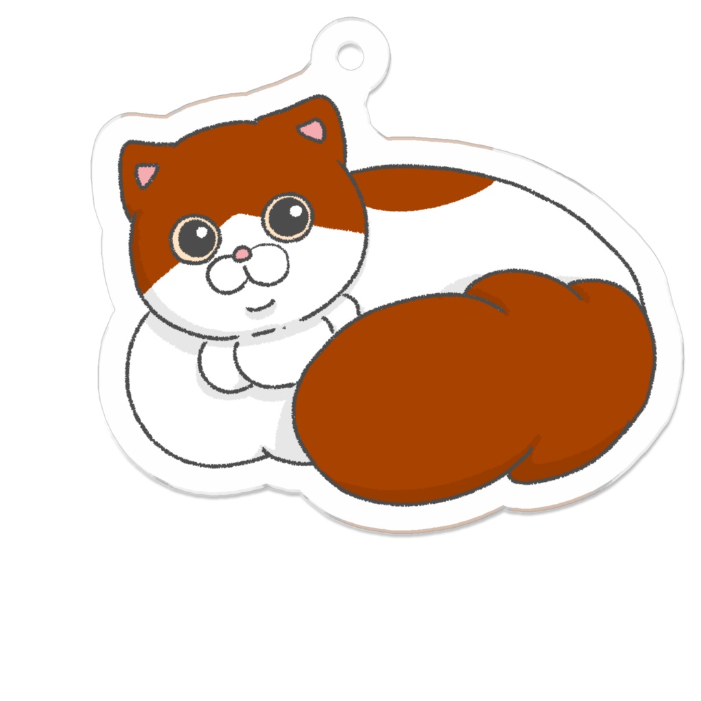 くつろぐココのアクリルキーホルダー