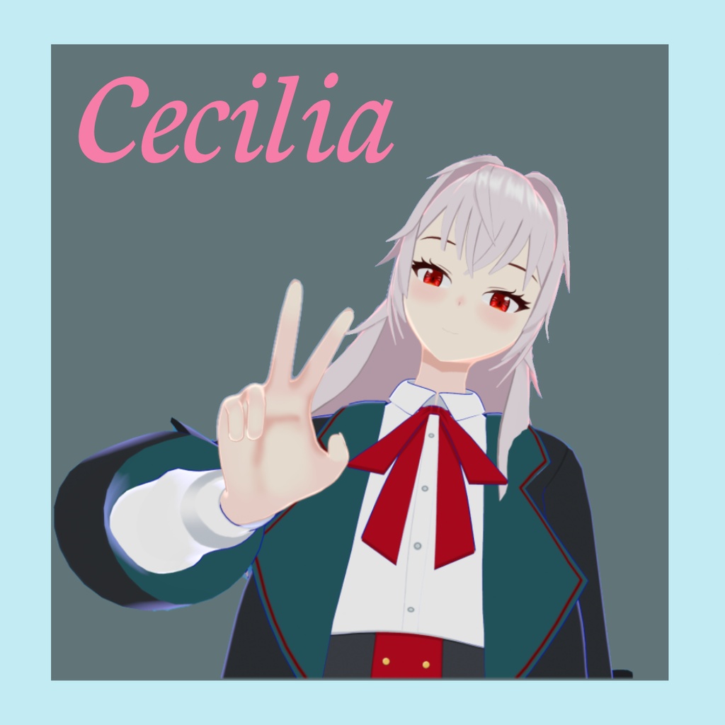 Cecilia Original character 3D model