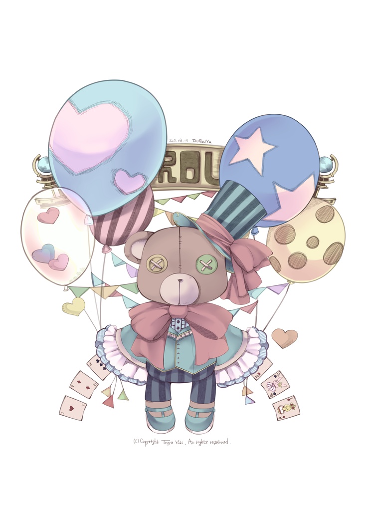 C92仕様:テディベアTシャツ