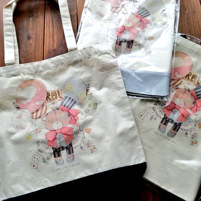 テディベアトートバッグ(3種)