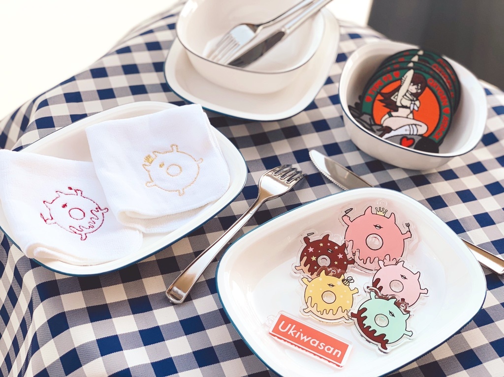 うきわさん　アクリルキーホルダー