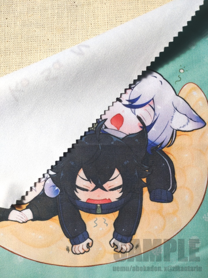 【FA/自家】ねこさんさくメガネ拭き(新/旧)