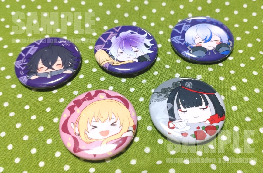【FA/自家】32mm缶マグネット②(刀)