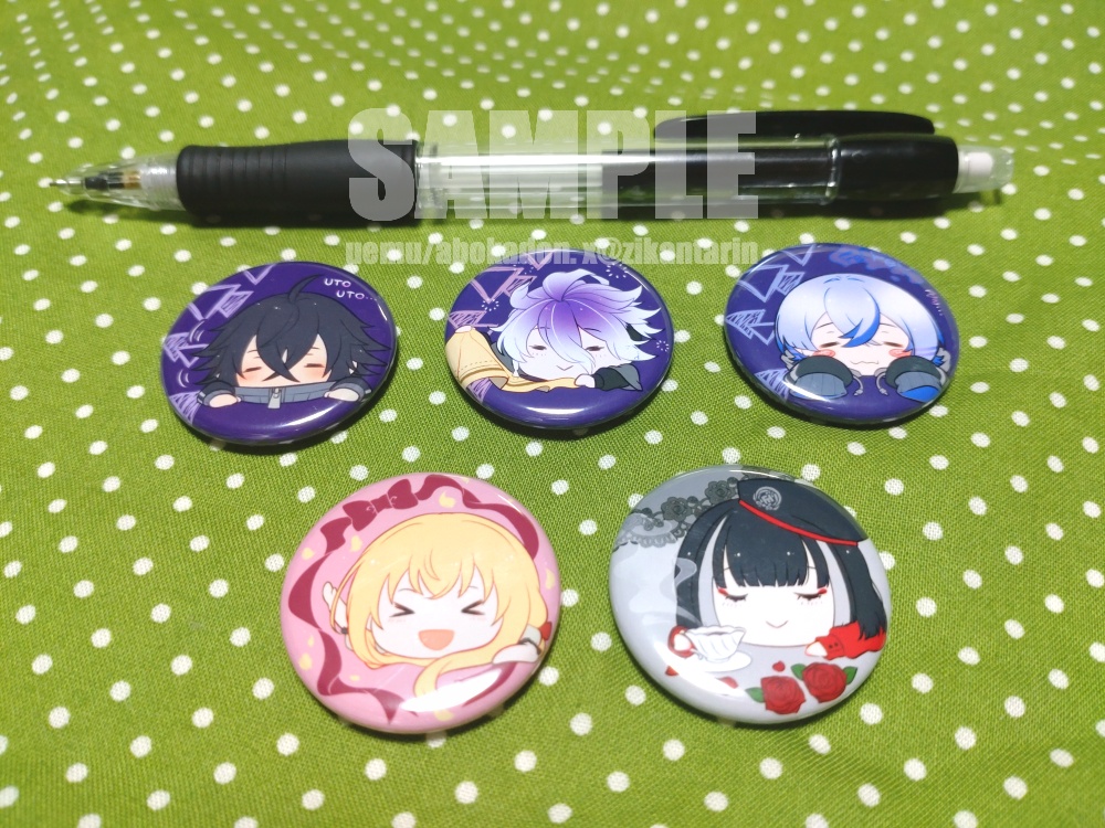 【FA/自家】32mm缶マグネット②(刀)