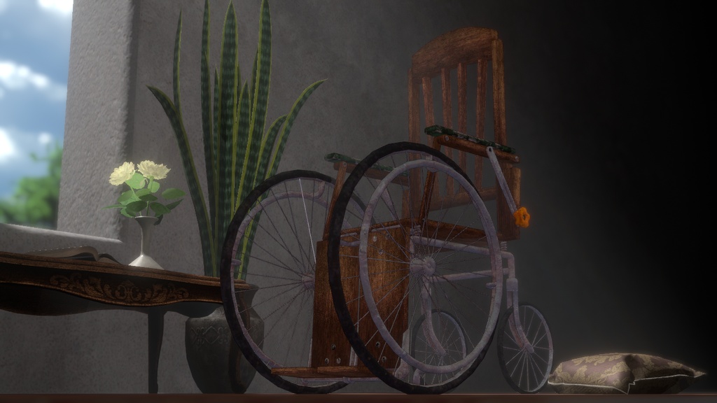 Antique Wheelchair
