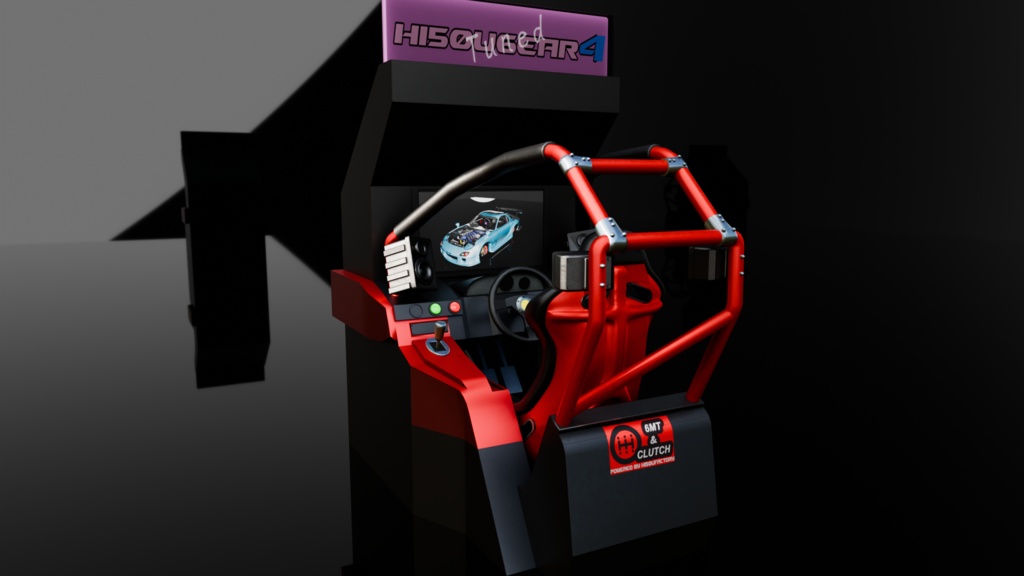 [無料]レースゲーム筐体 HI50UGEAR4TundPro