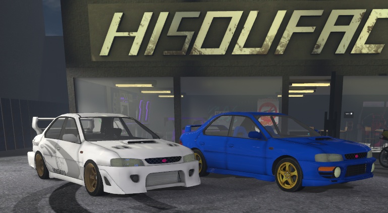 [無料]イソプレッサ　GC8[車][3Dモデル][VRChat]