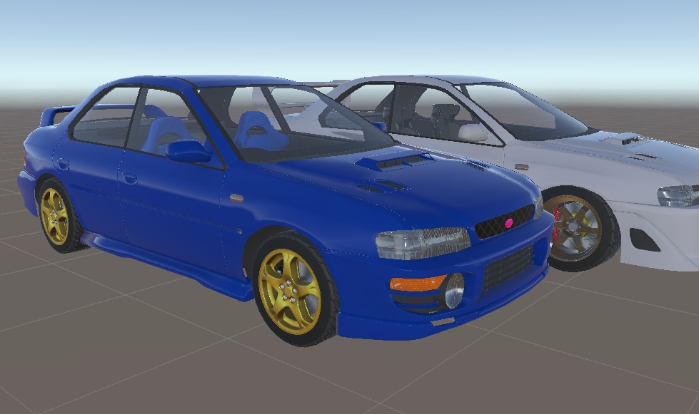 イソプレッサ GC8[車][3Dモデル][VRChat] - HI50UFACTORY - BOOTH