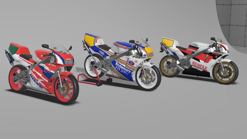 VRR250R VRChat向け2stレーサーレプリカバイク3Dモデル 「VRChat」