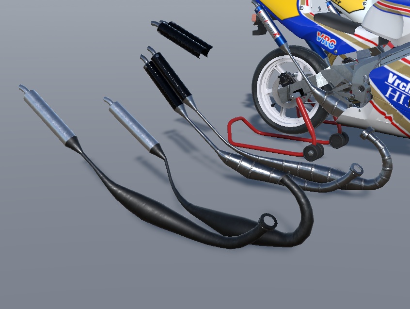 VRR250R VRChat向け2stレーサーレプリカバイク3Dモデル 「VRChat」