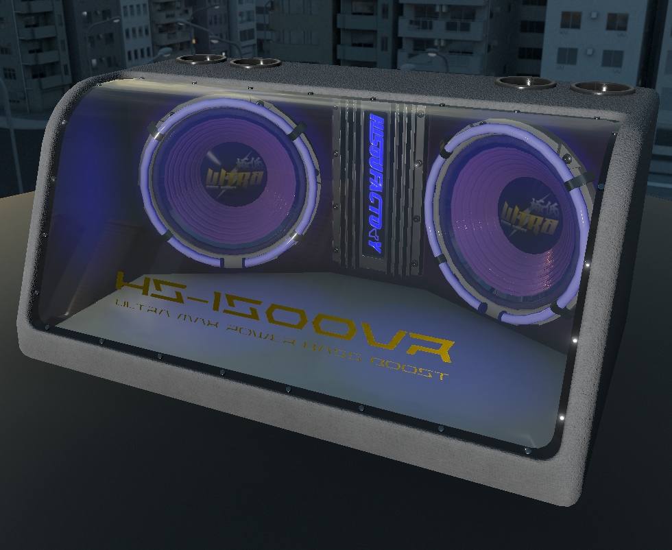 ☆VRChat☆当時物☆希少 「平成のサブウーファー HS-1500VR」「3Dモデル」