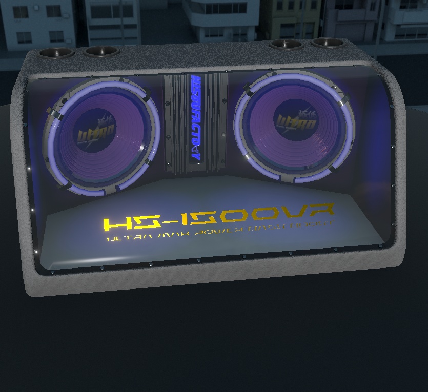 ☆VRChat☆当時物☆希少 「平成のサブウーファー HS-1500VR」「3Dモデル」