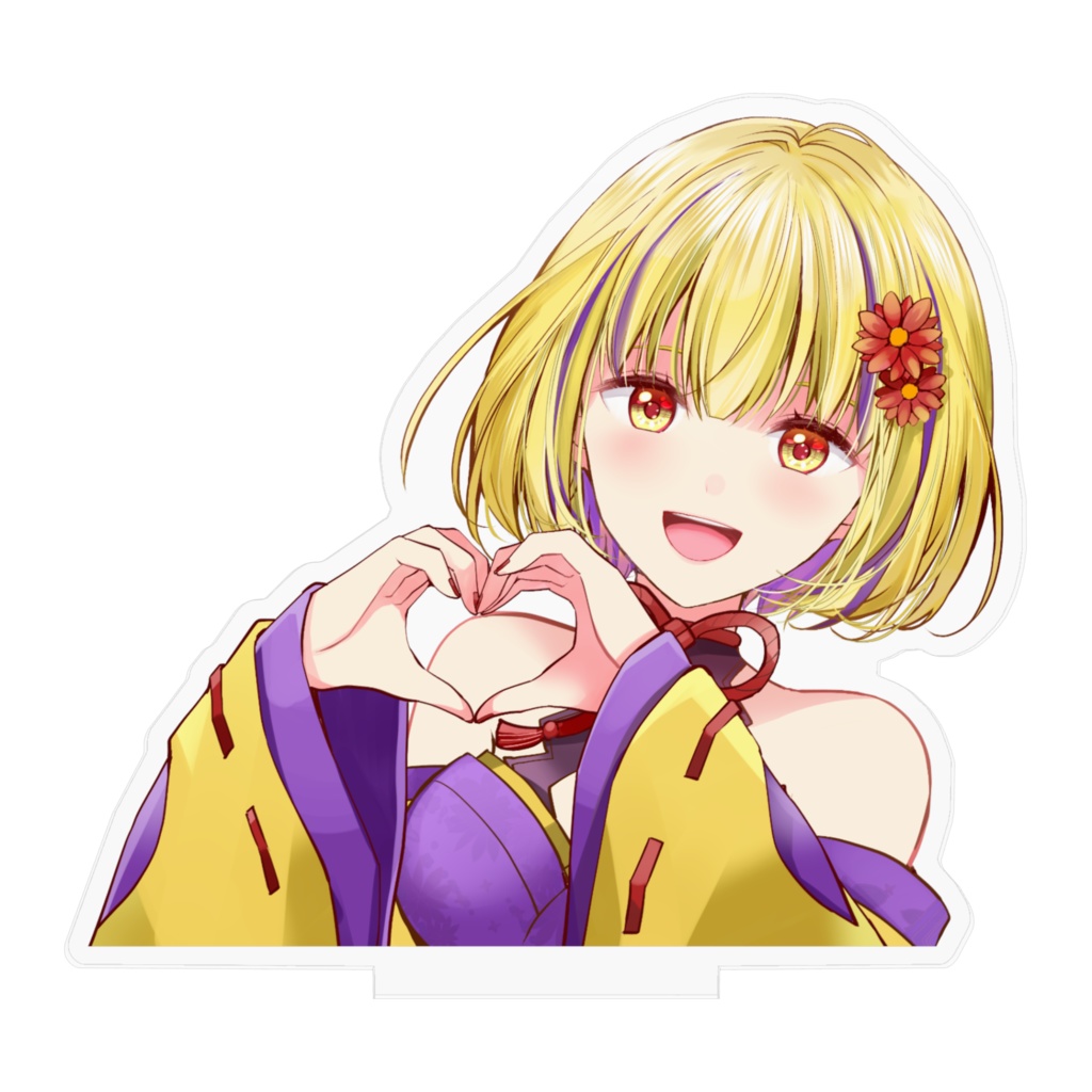 輝金まどかハートアクリルフィギュア