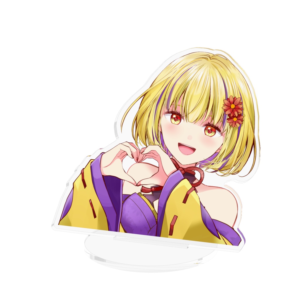 輝金まどかハートアクリルフィギュア